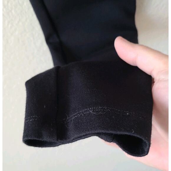 Biker Motorcycle Moto Pull On‎ Women Pant Small Black Skinny 29 x 28.5 Stretch - Picture 4 of 9